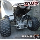 Bumper arrière en aluminium "XRW" pour quad YAMAHA YFM RAPTOR 700