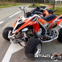 Bumper SHARP Chrome - YAMAHA YFM RAPTOR 700