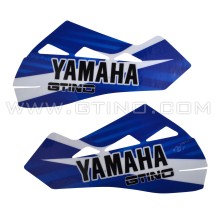 Stickers YAMAHA Bleu / blanc pour protèges mains POLISPORT