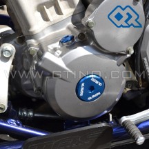 Bouchon de carter alu anodisé bleu - QRP