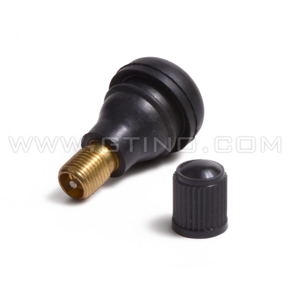 Valve droite caoutchoutée - TR412