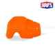 Ecran de remplacement "ORANGE" pour masque de cross 100% (26020484)