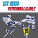 Kit déco complet "SQUARE" et personnalisable pour quad YAMAHA YFZ 450R injection