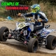 Kit déco complet "SQUARE" collé sur quad YAMAHA YFZ 450R injection