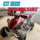 Kit déco "RC17-RED" - YFM Raptor 700