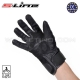 Gants en cuir & coque carbone "S-LINE"