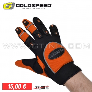 Gants MX "SUEDE ORANGE" by GOLDSPEED 