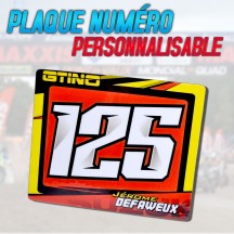Plaque numéro - PERSONNALISABLE