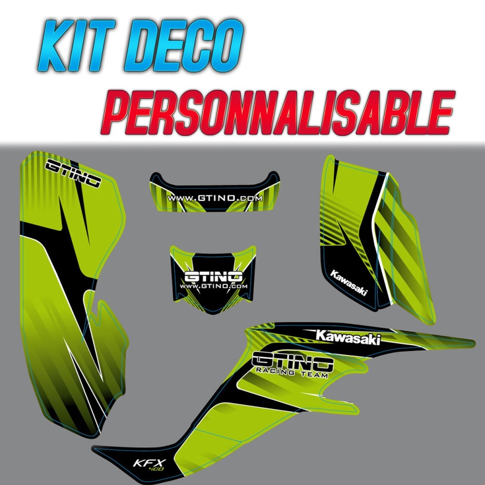 Kit déco GTINO pour quad Kawasaki KFX 400