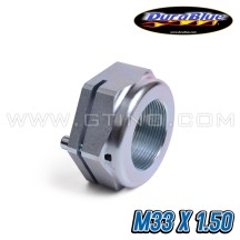 Écrou central d'axe arrière "Durablue" - M33x1.5