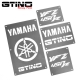 Pack de WARNING LABELS custom pour quad YAMAHA YFZ 450R