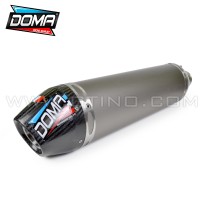 Silencieux DOMA Alu / carbone pour quad YAMAHA YFM Raptor 660