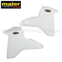 Paire d'écopes latérales BLANC pour quad SUZUKI LTR 450