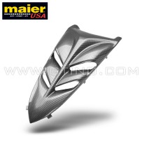 Cache CARBONE LOOK de carénage avant pour quad YAMAHA RAPTOR 350