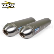 Double Silencieux Aluminium DOMA pour quad YAMAHA YFM RAPTOR 700 