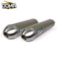 Double Silencieux Aluminium DOMA pour quad YAMAHA YFM RAPTOR 700 