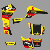 Kit déco Rockstar pour quad Suzuki LT 80 QUAD RUNNER