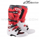 Bottes TECH 7 "White Red Burgundy" - ALPINESTAR