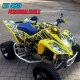 Kit déco KEN BLOCK Jaune - LTZ /  KFX 400