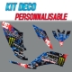 Kit déco complet KEN BLOCK - pour quad YAMAHA YFM RAPTOR 250