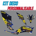 Kit déco "YELLOWSTAR" - YFM Raptor 250