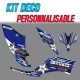 Kit déco complet BLUESTAR - pour quad YAMAHA YFM RAPTOR 250