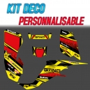 Kit déco "RC-BE RED" Jaune - LTZ /  KFX 400