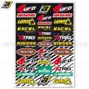 Planche Stickers - Decal Logo by BLACKBIRD RACING