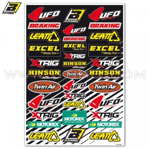 Planche Stickers - Decal Logo by BLACKBIRD RACING