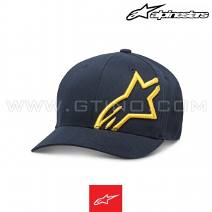 Casquette CORP SHIFT 2 "NAVY/GOLD" - ALPINESTARS