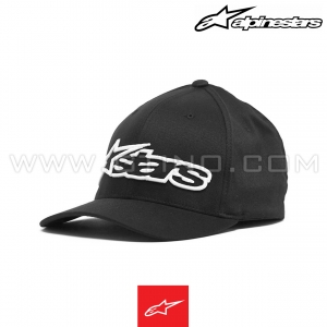 Casquette BLAZE FLEXFIT "BLACK/WHITE" - ALPINESTARS