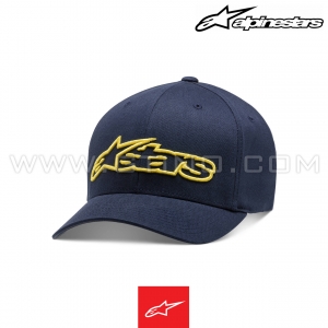 Casquette BLAZE FLEXFIT "NAVY/YELLOW" - ALPINESTARS