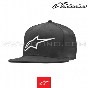 Casquette AGELESS FLAT "BLACK/WHITE" - ALPINESTARS