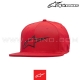 Casquette AGELESS FLAT "RED/BLACK" - ALPINESTARS