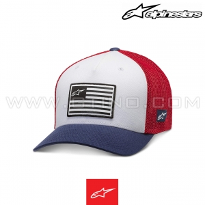 Casquette FLAG HAT "WHITE" - ALPINESTARS