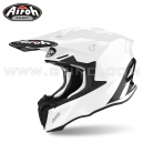 Casque Cross "TWIST 2.0" White Gloss - AIROH