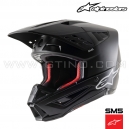 Casque de cross SM5 SOLID by ALPINESTARS (BLACK MATT)