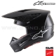 Casque de cross SM5 SOLID by ALPINESTARS (BLACK MATT)