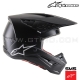 Casque de cross SM5 SOLID by ALPINESTARS (BLACK MATT)