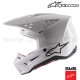 Casque S-M5 SOLID White by ALPINESTARS