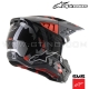 Casque S-M5 ROVER Red Fluo by ALPINESTARS