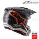 Casque S-M5 COMPASS Orange Fluo by ALPINESTARS