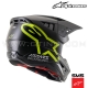 Casque S-M5 COMPASS Yellow Fluo by ALPINESTARS