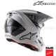 Casque S-M5 RAYON Light Gray by ALPINESTARS