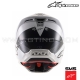 Casque S-M5 RAYON Light Gray by ALPINESTARS