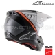 Casque S-M5 RAYON Black White by ALPINESTARS