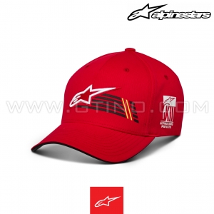 Casquette OVERTAKE RACE "RED" - ALPINESTARS