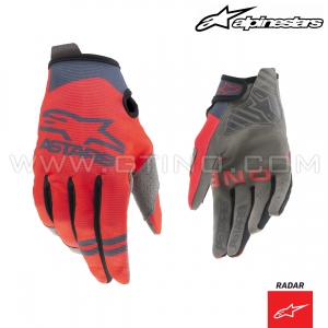 Gants RADAR "Red/Grey" - ALPINESTARS