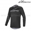 Maillot FLUID GRAPHITE Black/Grey by ALPINESTARS