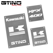 Pack de WARNING LABELS custom pour quad KAWASAKI KFX 400